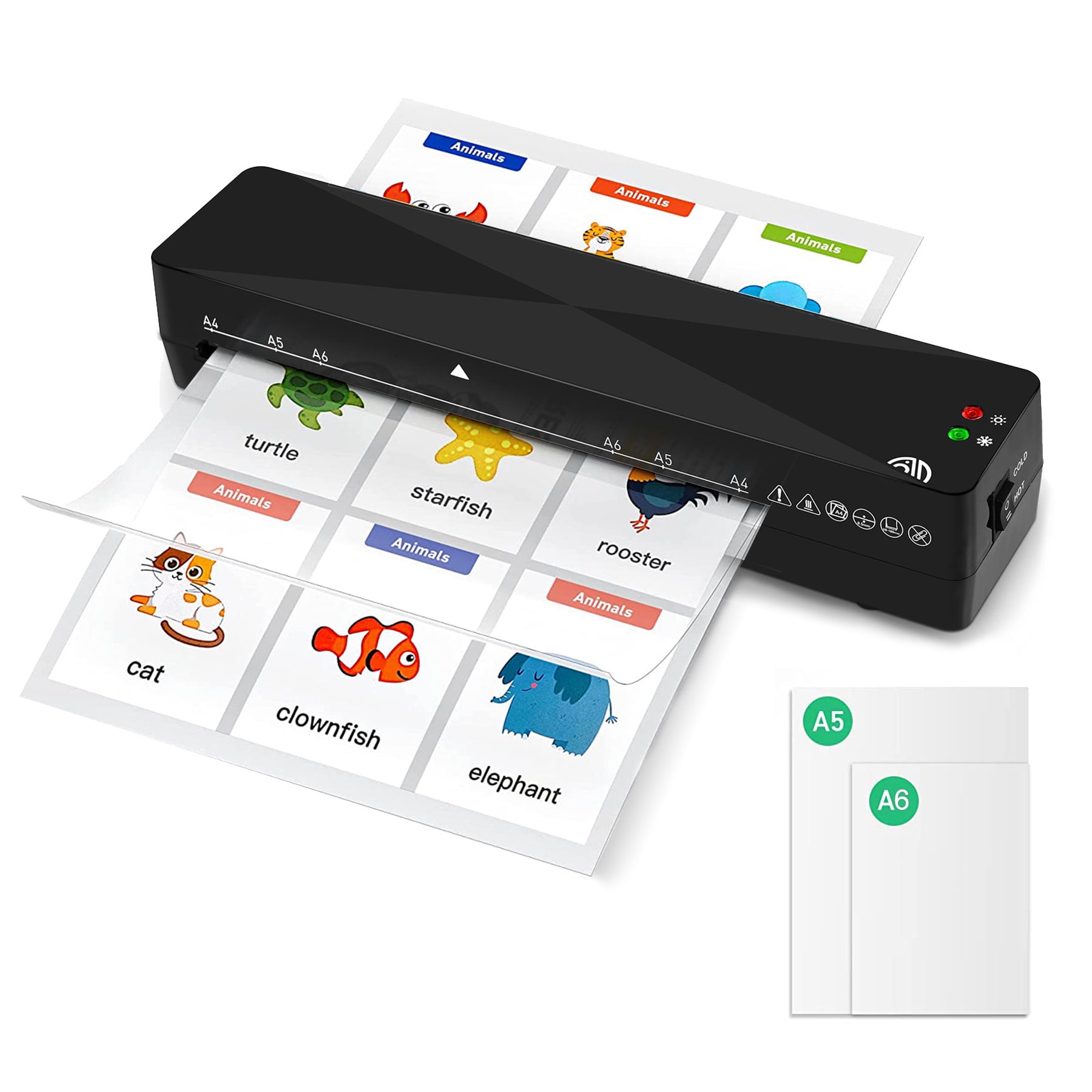 9 inch A4 Hot Cold Laminator Machine Blusmart Compact Laminating