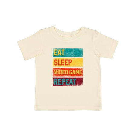 

Inktastic Eat Sleep Video Game Repeat Gift Baby Boy or Baby Girl T-Shirt