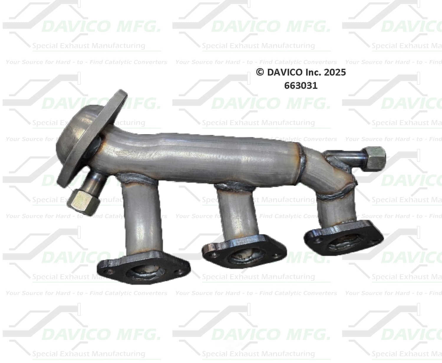 Davico Mfg 663031 Stand alone Exact-Fit exhaust manifold