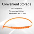 thumbnail image 2 of 20PC Tire Zip Ties For Snow, Anti Skid Tire Socks For Snow, Tire Chain, Tire Chains For Pickup Trucks, Snow Zip Ties For Tires, Car Tire Snow Chains Zip Tie, Snow Tire Straps, Snow Removal Device, 2 of 6