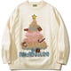 thumbnail image 3 of Suéter suelto navideño para mujer, otoño/invierno, manga larga, árbol de Navidad, pareja, punto, cuello redondo, XL, 3 of 4