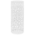 thumbnail image 1 of vidaXL Umbrella Stand Leaves Steel White, 1 of 4