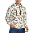 thumbnail image 2 of Cauagu Cartoon Labrador Retriever for Men's Pullover Hooded Sweatshirt Athletic Casual Hoodie Aautumn Hoodie Sweatshirt for Men Pullover Casual Hooded Sweatshirt-X-Large, 2 of 7