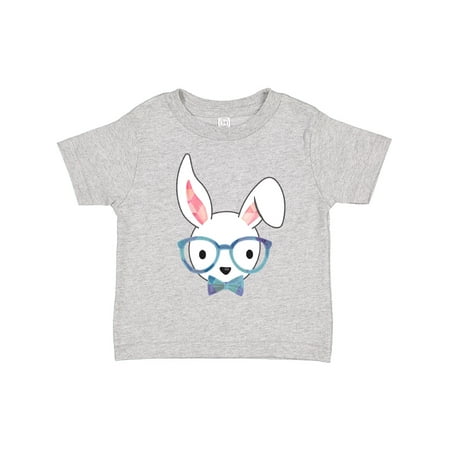 

Inktastic Cute Hipster Bunny Blue Gift Toddler Boy or Toddler Girl T-Shirt