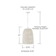 thumbnail image 4 of 1 Light Pendant In Coastal Style-21 Inches Tall And 13.75 Inches Wide-Matte Black Finish    -Traditional Installation Capital Lighting 347512Mb, 4 of 7