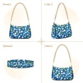 thumbnail image 7 of FORMRS Womens Shoulder Bag with Chain Strap Clutch Purse Cute Tote Handbag, Blue Dots, 7 of 7