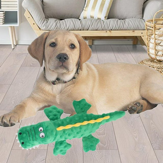 Juguete Para perros Colco chirriante Felpa verde mediano grande