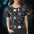 thumbnail image 2 of Godom Halloween Shirts for Women Funny Graphic Tee Shirts Pumpkin Short Sleeve Top, 2 of 4