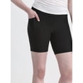 thumbnail image 4 of No Boundaries Bike Shorts with Phone Pocket, 7” Inseam, Women's, 4 of 5