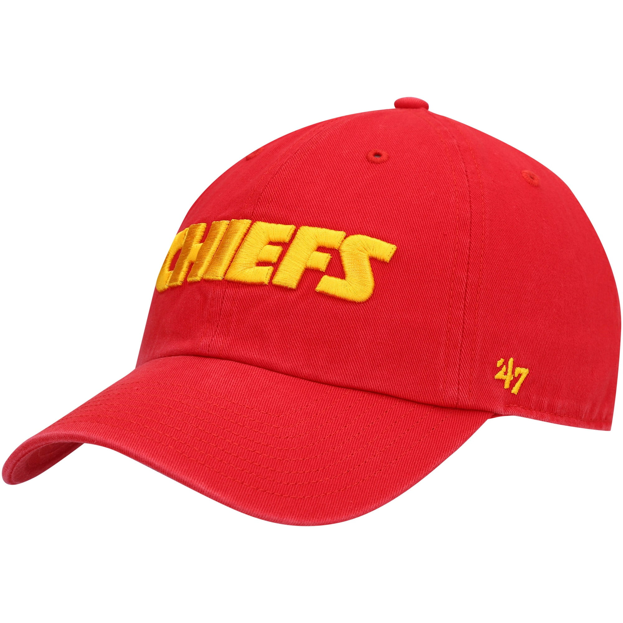 Reebok Kansas City Chiefs White/Red Script Two Tone Adjustable Snapback Hat/Cap 