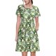 thumbnail image 1 of Easygdp Cute Frog para Vestido Transpirable de Mujer, Vestido Suelto de Manga Corta con Pliegues y Bolsillos para el Verano, 1 of 6