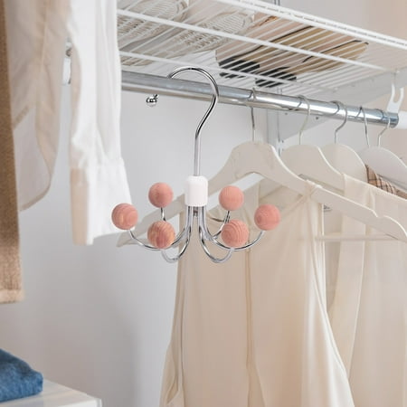 SGJHEQ Multipurpose Space Saving Hangers For Closet 360°Swivel Closet Hangers Purse Organizer Hat Holder Belt Organizer Tie Rack Bra Hanger Handbag Organizer Scarf Hanger