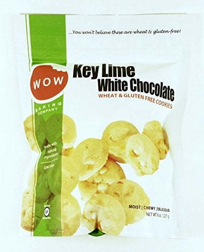 WOW Baking Soft-Baked Gluten Free Key Lime White Chocolate Cookies, 8 Oz