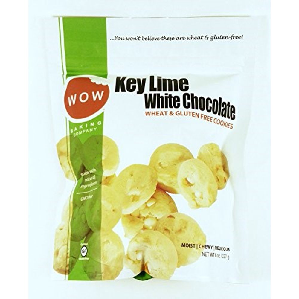 WOW Baking SoftBaked Gluten Free Key Lime White Chocolate Cookies, 8
