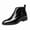 Black, variant on Men’s Cap-Toe Brogue Dress Ankle Boots, Premium Polished Lace-Up Formal Boots with Breathable Lining, Oxford Chukka Boots for Men