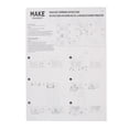 thumbnail image 6 of Make Market DIY Miniature Townhome Kit, 1:12 Scale Unfinished Plywood House, Natural, 30" Height, 21-Piece Set, 6 of 7