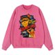 thumbnail image 4 of Sudadera con capucha vintage desgastada con el regreso del gato Vampurr para hombre, sudadera de algodón holgada de otoño, sudadera informal de gran tamaño, 4 of 4