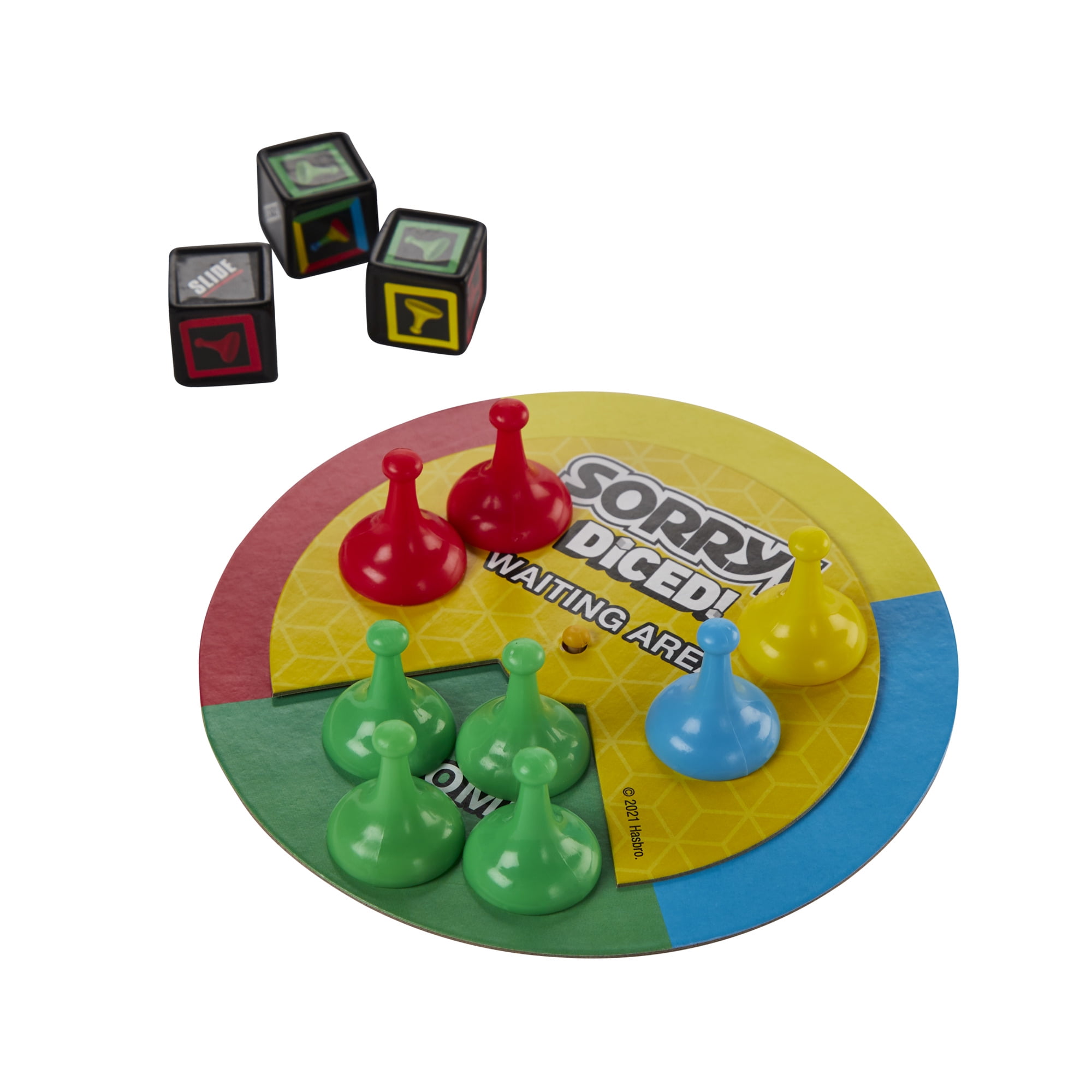 Sorry! Diced Game, Easy to Learn Game, Quick Game, Portable Travel Game -  Walmart.com