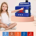 thumbnail image 3 of Acordeón De Botones, Control De 7 Teclas 2 Bajos Acordeón Para Niños Fácil De Aprender Y Tocar Acordeón De Botones Para Principiantes Instrumento Musical Educativo Para Niños, 3 of 7