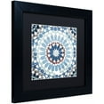 thumbnail image 2 of Trademark Fine Art "Moroccan Blues IV" Canvas Art by Color Bakery Black Matte, Black Frame, 2 of 4