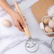 thumbnail image 1 of Batidor de masa danés de acero inoxidable para hacer pan, mezclador de pan - Gancho Holandés para hacer masa de pizza Mezclador de pan Batidor Ganchos Accesorios, Plus Cutte ShuxiuWang 8390611679262, 1 of 1