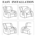 thumbnail image 3 of Ounissouiy Protector de muebles acolchado antideslizante, función múltiple, mano de obra exquisita, ajuste Universal, 3 pack/lote Decoración del hogar, 3 of 6