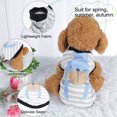 thumbnail image 4 of Camiseta para mascotas primavera otoño perro cachorro ropa pequeña para gato ropa chaleco superior impresa, L #9, 4 of 7