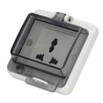 thumbnail image 4 of Socket, 250V 13A Impact Resistance 3 Hole Socket Padlockable  For Home, 4 of 8