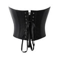 thumbnail image 5 of LEKDFST Black Corset Tops For Women Going Out Elegant Dress Gothic Adjustable Bustier Renaissance Corset Lingerie Bodyshaper L, 5 of 6