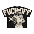 thumbnail image 3 of Camiseta de calle Y2K para hombre, camiseta de gran tamaño con cuello redondo y estampado gráfico de Hip Hop, Tops góticos de manga corta, ropa, 3 of 5