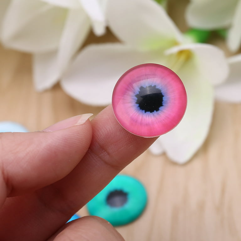 20pcs Glass Doll Eyes DIY Crafts Eyeballs for Dinosaur Animals Eye  Accessories 