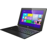 Hipstreet 10" 2-in-1 Laptop, Intel Atom Z3735F, 2GB RAM, Windows 8.1, Black, 10DTB37-32GB