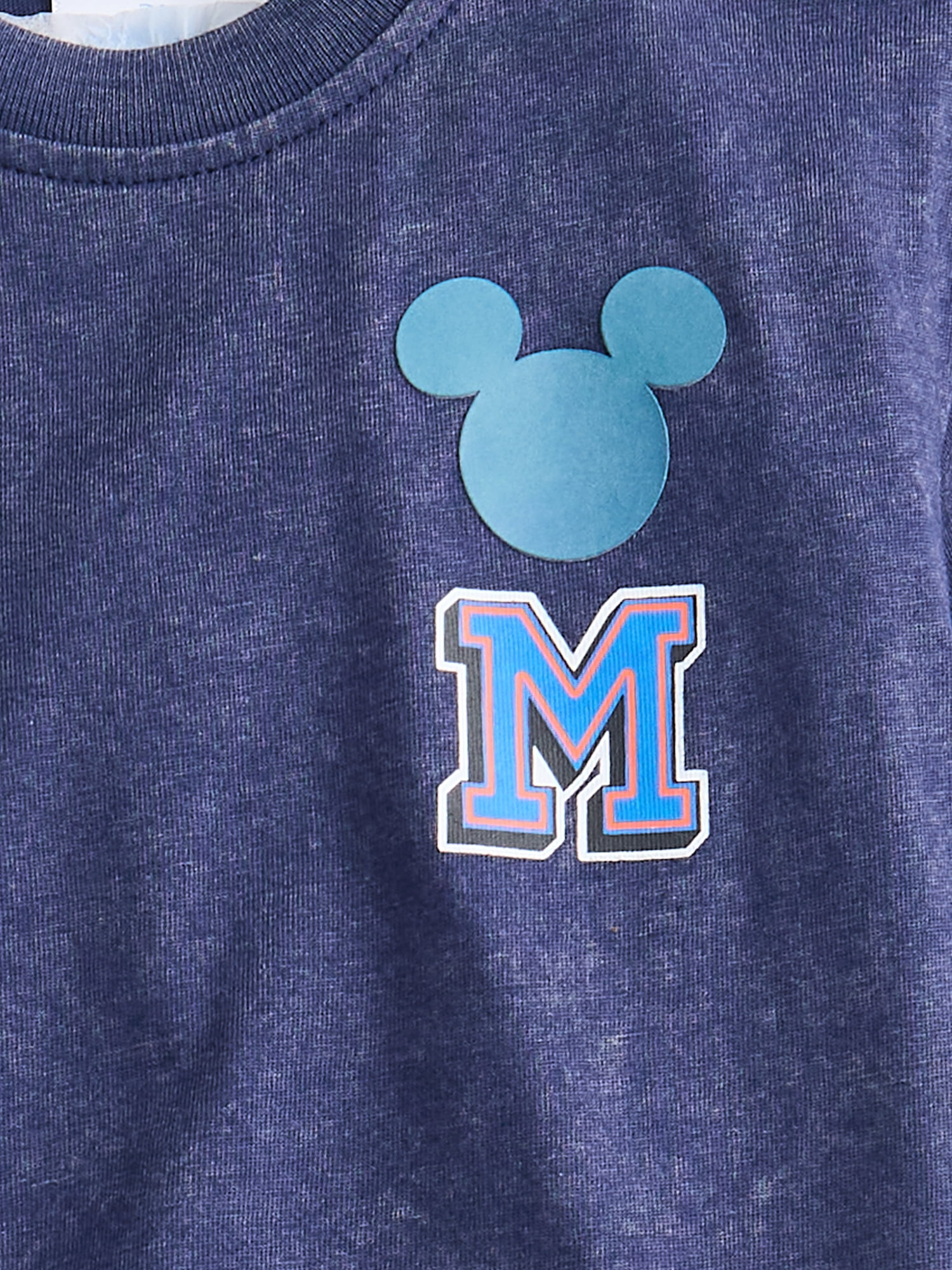 Mickey & Friends Baby Boys Graphic Tee and Fleece Shorts Set, 2-Piece, Sizes 0/3M-6/9M