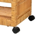thumbnail image 5 of bali & pari Genet Rattan BOHO Kitchen Cart, Natural Brown, 5 of 9