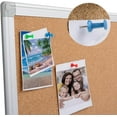 thumbnail image 4 of Cork Board Bulletin Board 24 x 36, Silver Aluminium Framed 2x3 Corkboard,  Board for Wall Cork, Large Wall Mounted Notice Pin Board, 4 of 14