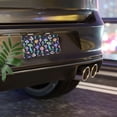 thumbnail image 6 of Colorful mushrooms Funny Personalized License Plate Rust-proof Stainless Steel Metal License Plate Suitable For Men And Women 12.2" x 6.2", 6 of 6