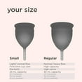 thumbnail image 6 of Saalt Soft Menstrual Cup - Super Soft and Flexible (Grey, Regular), 6 of 9