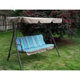 thumbnail image 3 of Kozyard Alicia Patio Swing with Comfortable Cushion ( 3 Seats Red ), 3 of 5