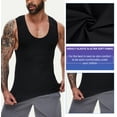 LALAMELON 2 PACK Mens Compression Shirt Tummy Control Body Shaper ...