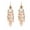 Light Pink, variant on HUANLEDASH 1 Pair Women Hook Earrings Vintage Ethnic Style Exaggerated Hollow Out Beads Waterdrop Shape Bohemian Ear Decoration Jewelry Vacation Earrings Hanging Earrings