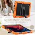 thumbnail image 6 of Allytech Shockproof Case for Lenovo Tab M11 11 Inch 2024, Lenovo Tab M11 Case with Screen Protector/Pencil Holder, Rugged Hybrid Bumper Shoulder Strap Kids Friendly All-Round Protective Cover,Orange, 6 of 8