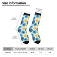 thumbnail image 2 of KLL Circular Print Cool Socks Men's Women's Crew Socks Funny Crazy Novelty Stockings, 2 of 6