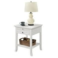 thumbnail image 2 of Convenience Concepts American Heritage Logan End Table in White Wood Finish, 2 of 7