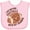 AD-Pink, variant on Inktastic I Love Watching Football with My Grandpa Boys or Girls Baby Bib
