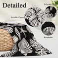 thumbnail image 3 of Black Starfish Coastal Body Pillow Cover 20 x 60 Inch Decorative Pillow Cover Shell Coral Summer Beach Nautical Ocean Lumbar Pillowcase Seasonal Rectangle Cushion Case for Couch Sofa Bed Living Room, 3 of 9