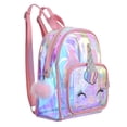 thumbnail image 4 of Mochila de unicornio Mochila transparente Unicornio Mochila para niños Bolsa de hombro Bolsa de libro Mochila de viaje, 4 of 7