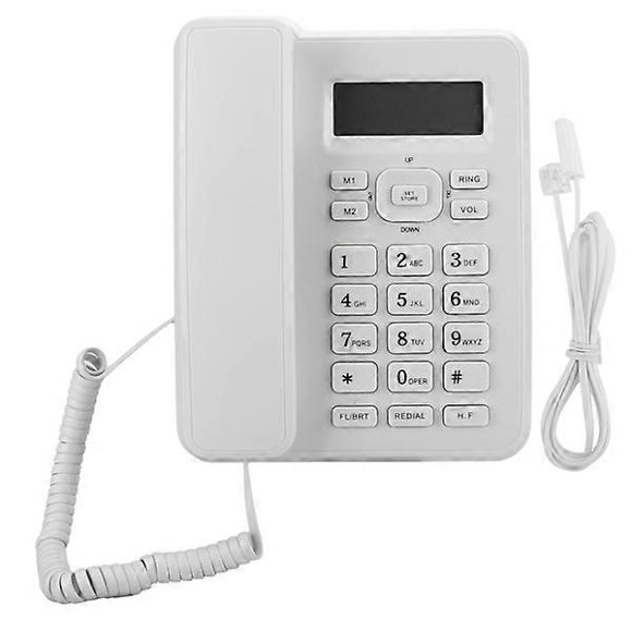 KXT6001CID Household Hotel Office Home Business Telephone Landline Equipment White