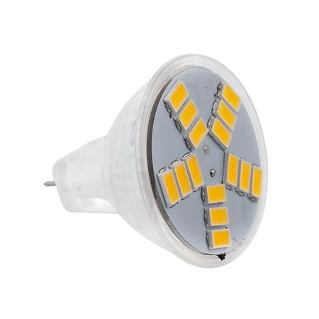 

7W MR11 GU4 600LM LED Bulb Lamp 15 5630SMD Warm White Light