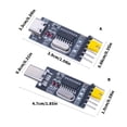thumbnail image 5 of 5Pcs Type C Port To Serial Port Phone USB To Serial Port CH340G Module For MCU Programming Debugging Download, 5 of 11