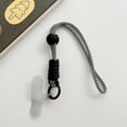 thumbnail image 3 of justharion Mobile Phone Lanyard Adjustable Reusable Neck Hanging Rope with Hook Microfiber Safety Straps Accessory Picnic Running Type 1, 3 of 7